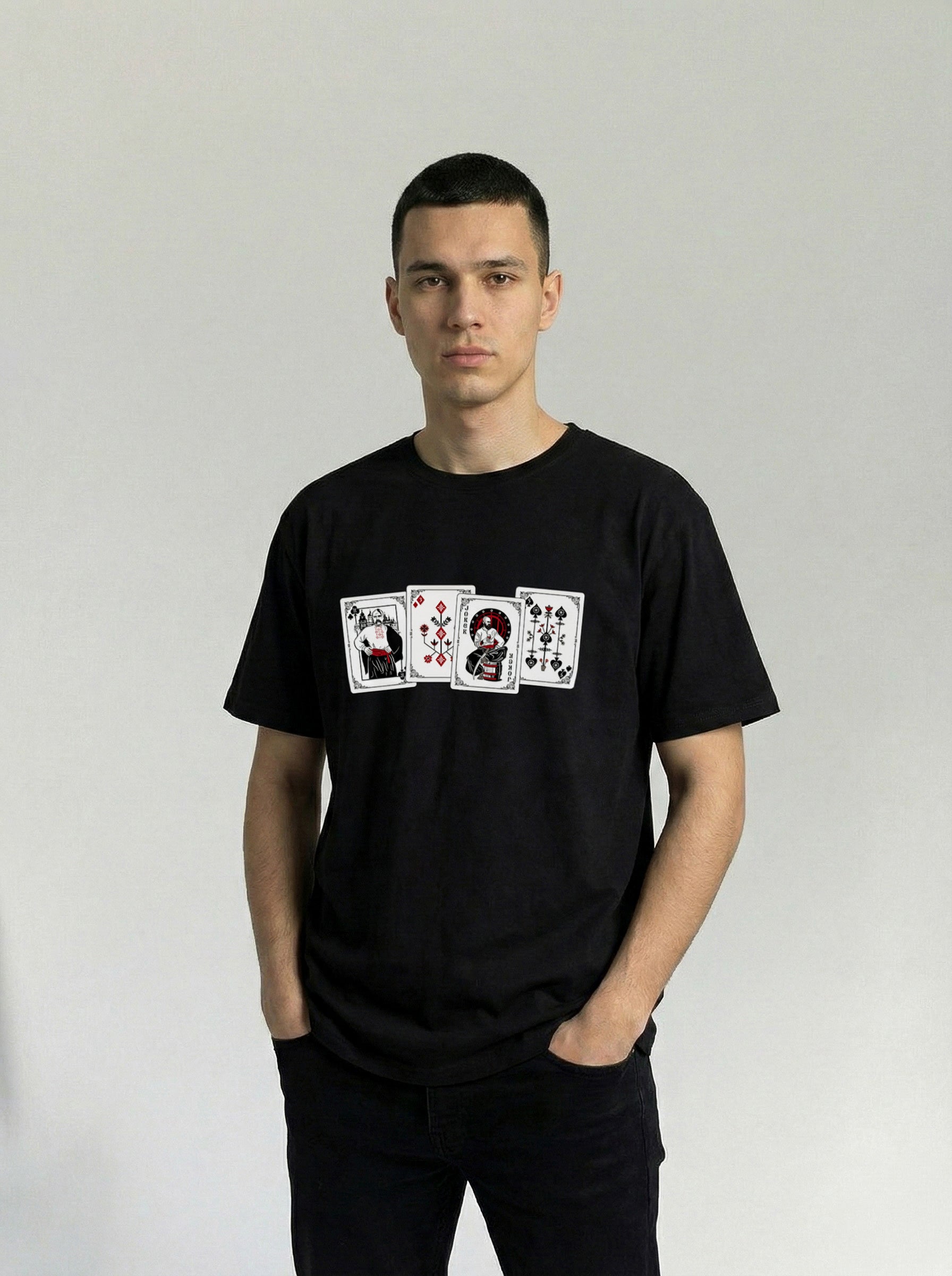 Spirit of the Cossacks — Playing Cards T-Shirt