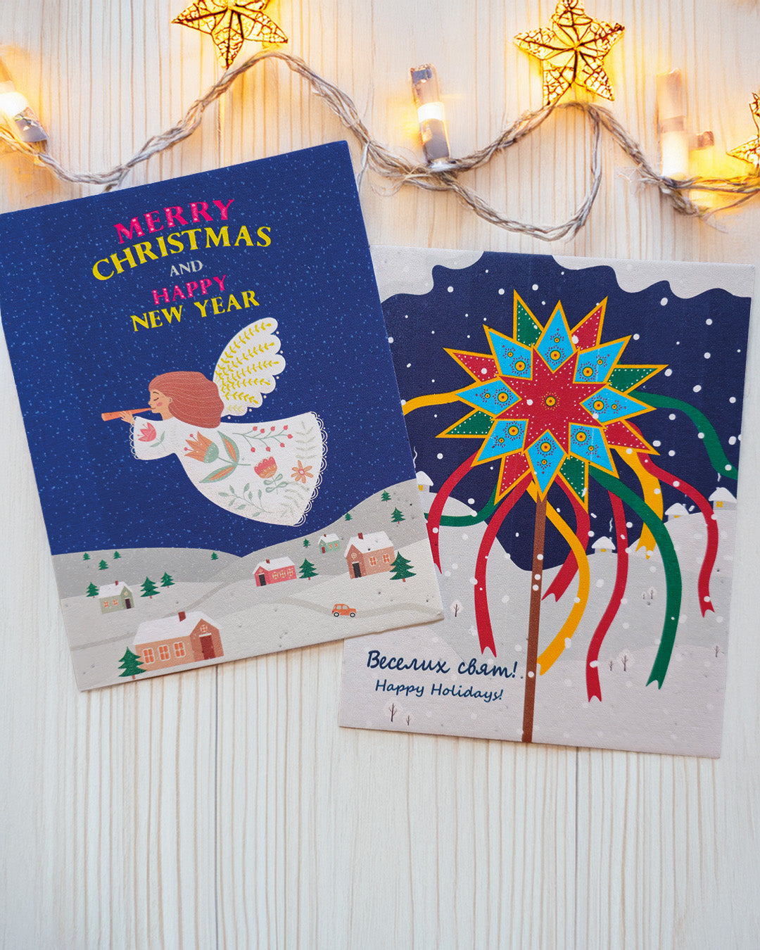 Set of Plantable Christmas Cards