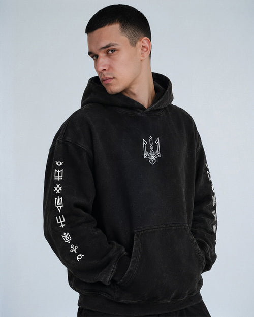 Geometric Tryzub© Hoodie