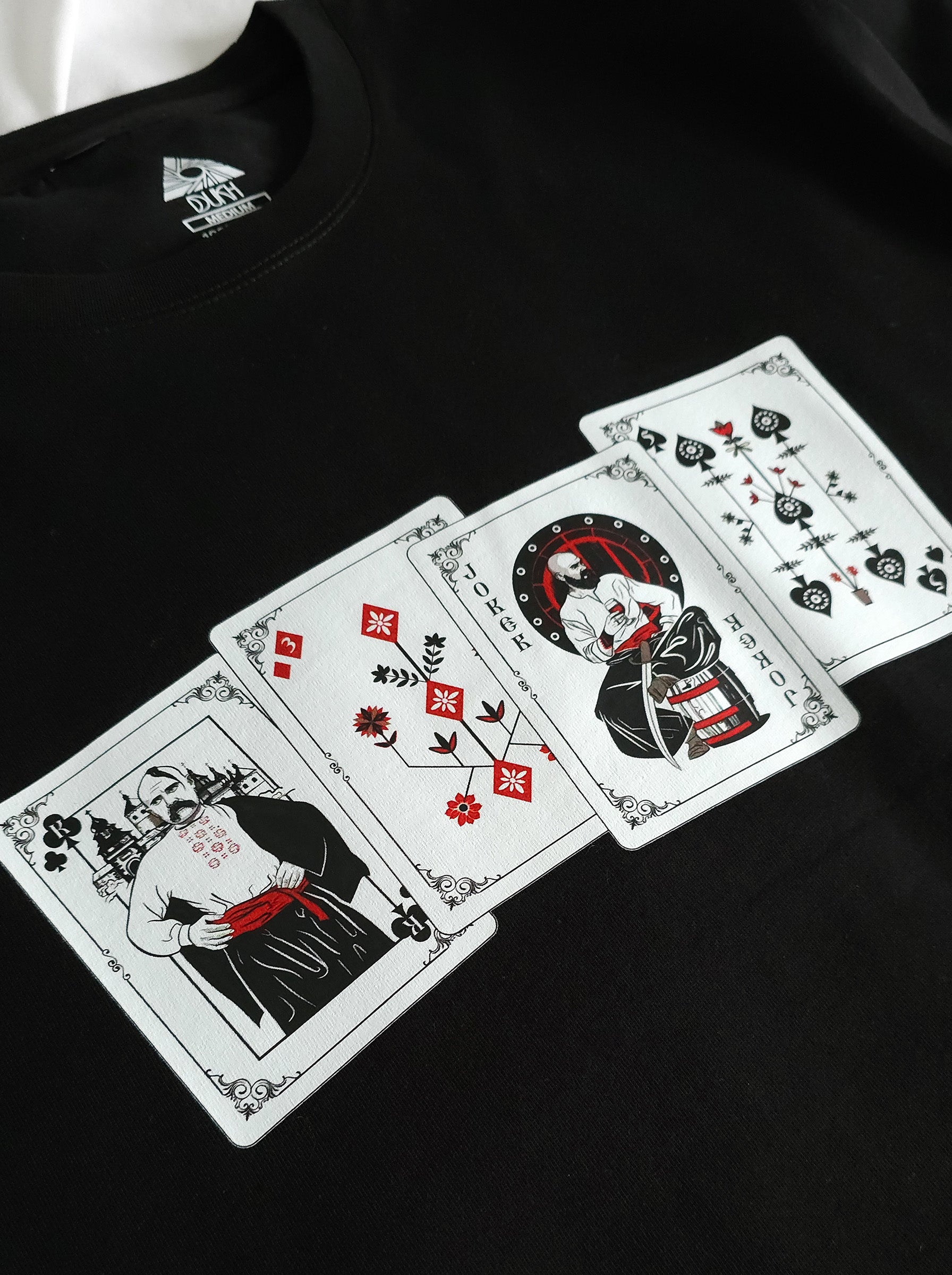 Spirit of the Cossacks — Playing Cards T-Shirt