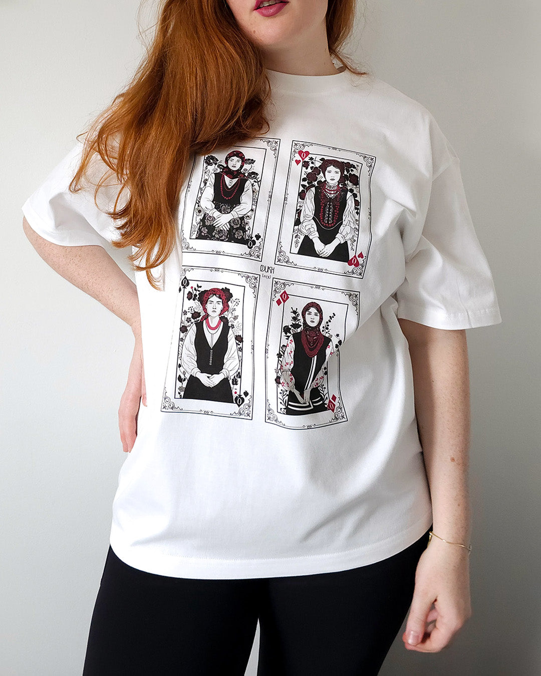 The Four Queens Playing Card T-shirt