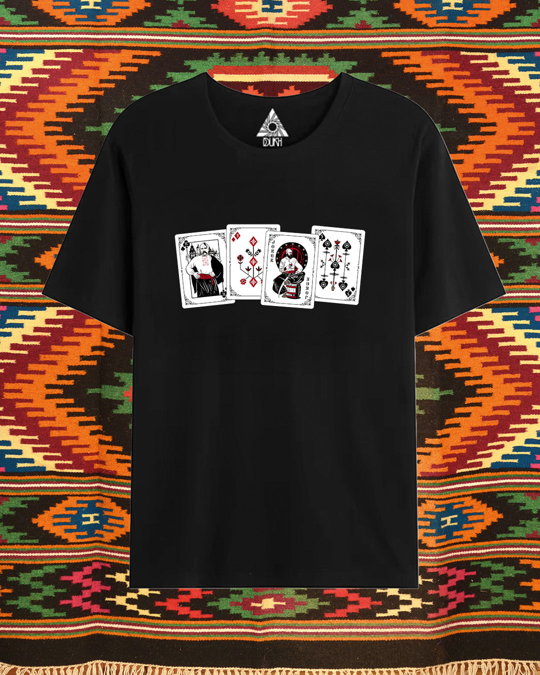 Spirit of the Cossacks — Playing Cards T-Shirt