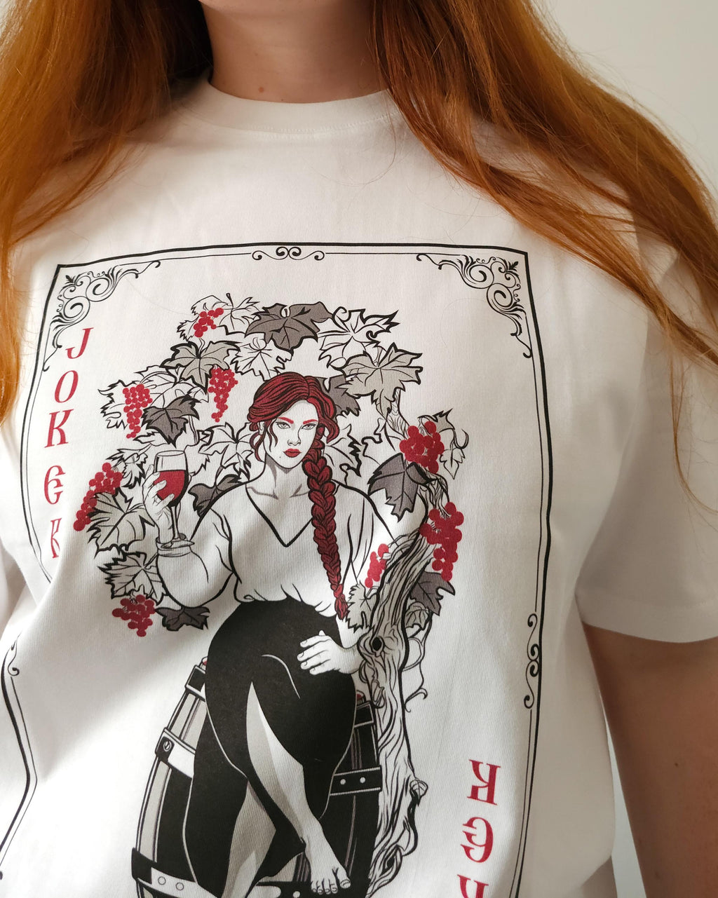 Female Joker Card  T-shirt