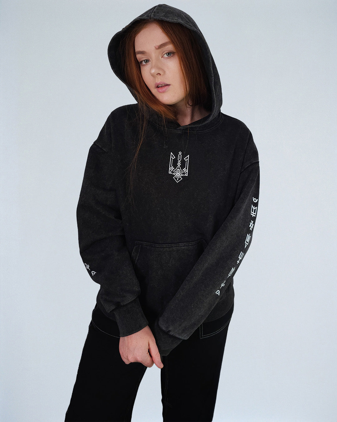 Geometric Tryzub© Hoodie