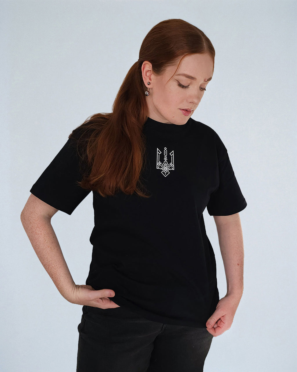 Geometric Tryzub© T-Shirt