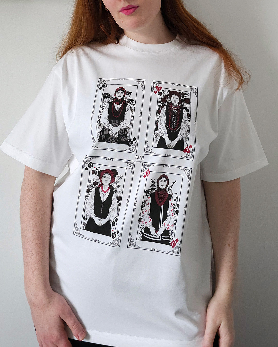 The Four Queens Playing Card T-shirt